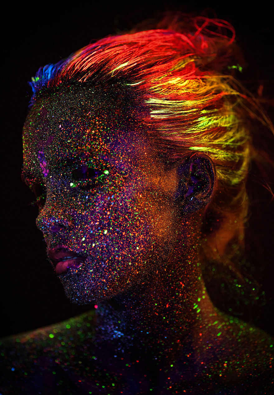 My Experimental Photo Portraits With Uv Light