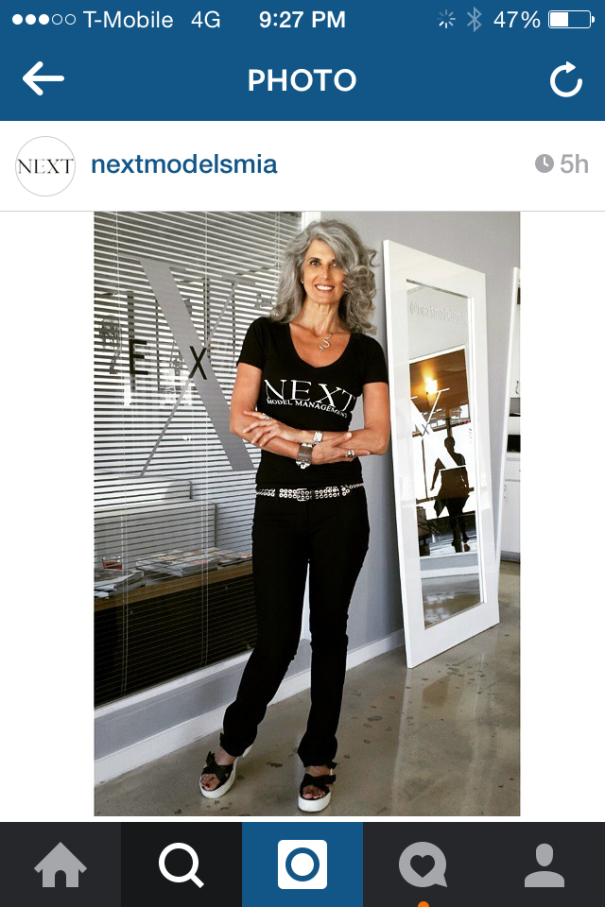 At Next Model Management In Miami Beach.