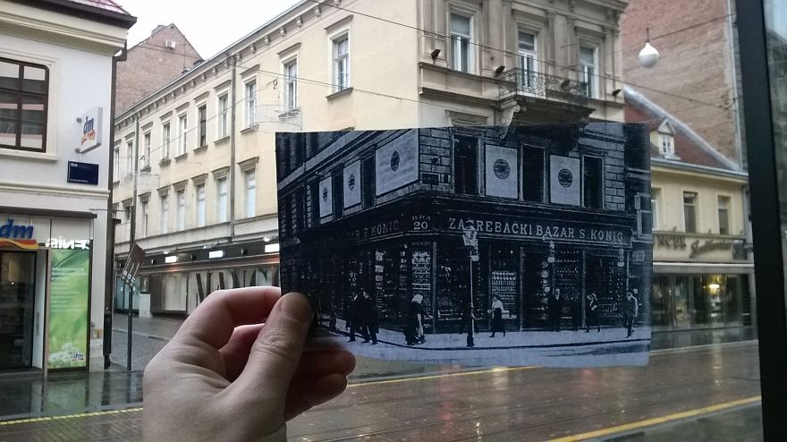 I Combined Historical Croatian Photos With The Places Where They Were Taken Of I Combined Historical Croatian Photos With The Places Where They Were Taken Of