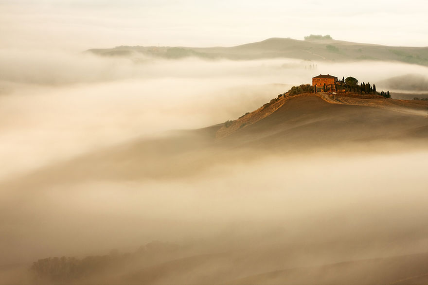 To Live In The Mists: Villages Of Poland And Italy Captured In The Mist