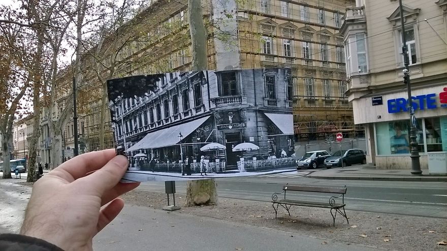 I Combined Historical Croatian Photos With The Places Where They Were Taken Of I Combined Historical Croatian Photos With The Places Where They Were Taken Of
