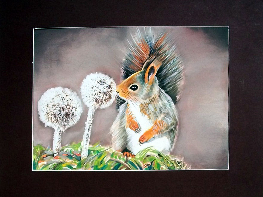 A Professional Painter And I Combined Our Works Into One Exhibition