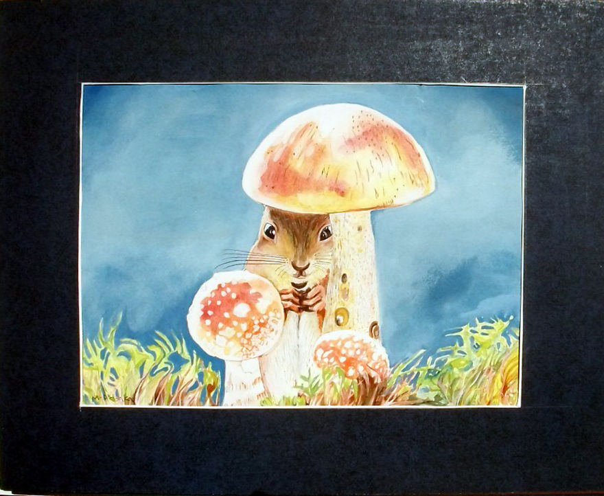 A Professional Painter And I Combined Our Works Into One Exhibition