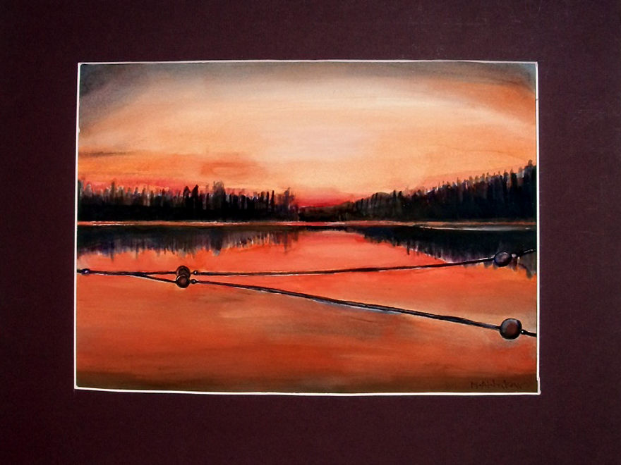 A Professional Painter And I Combined Our Works Into One Exhibition