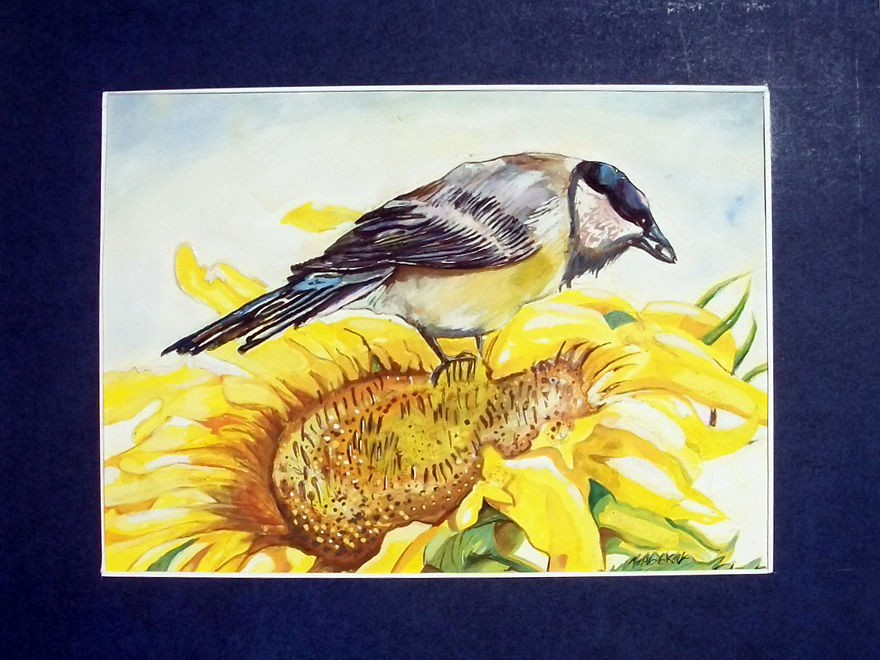 A Professional Painter And I Combined Our Works Into One Exhibition