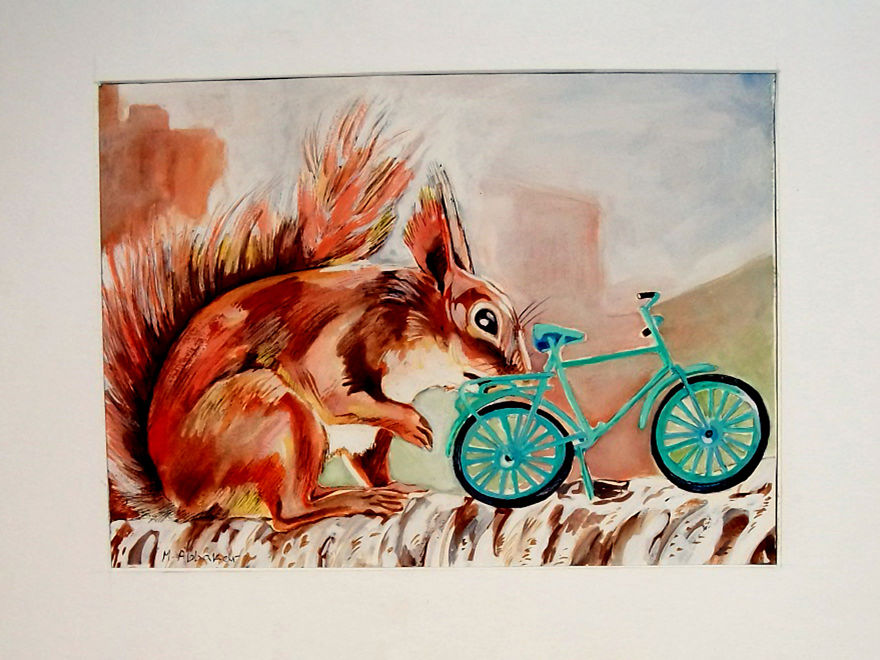 A Professional Painter And I Combined Our Works Into One Exhibition