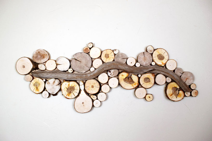 Wild Slice Designs: I Make Wall Sculptures From Reclaimed Wood
