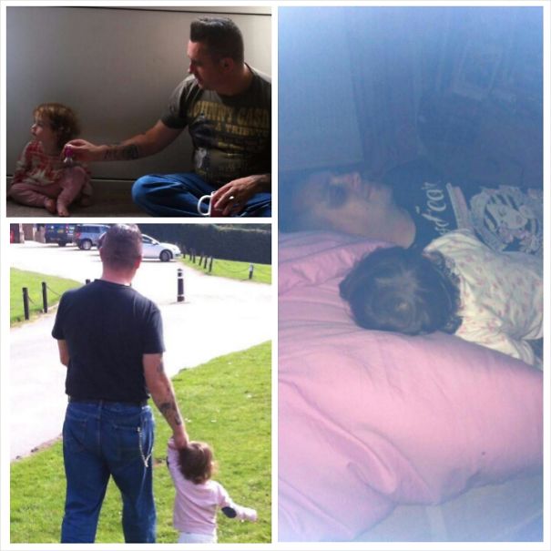 Rockabilly Dad Sticks Up For Girlfriend And Her Daughter And Takes On A Daddy Roll For Life