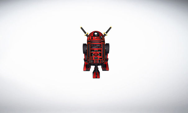 R2-d2 Meets Other Superheroes