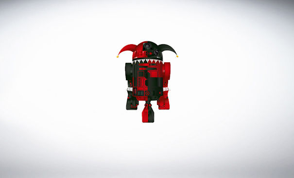 R2-d2 Meets Other Superheroes