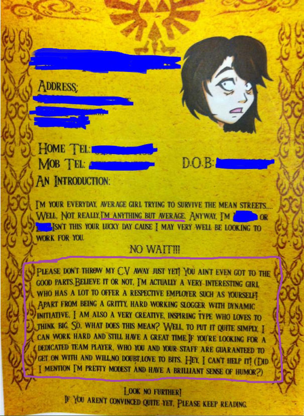 Resumes So Bad They're Almost Good... Almost Resumes So Bad They're Almost Good... Almost