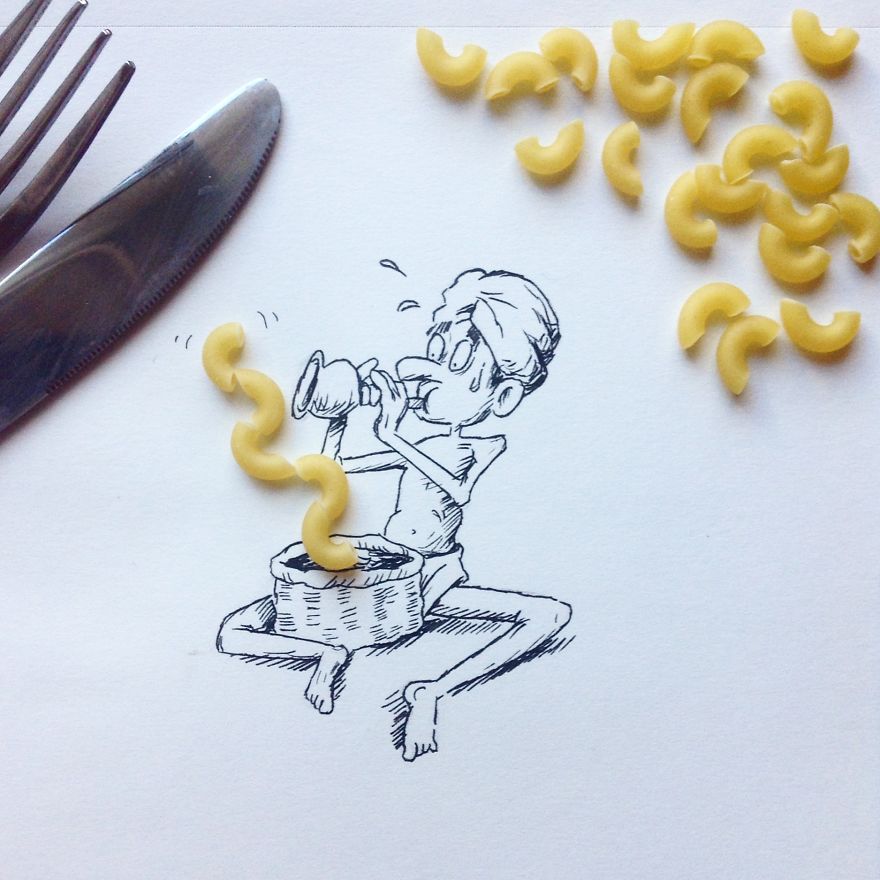 I Create Illustrations Using Everyday Objects (Part 2)