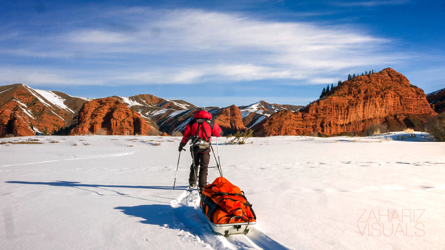 I Walked 400km On Skis And Snowshoes To Capture Amazing Landscapes In Kyrgyzstan