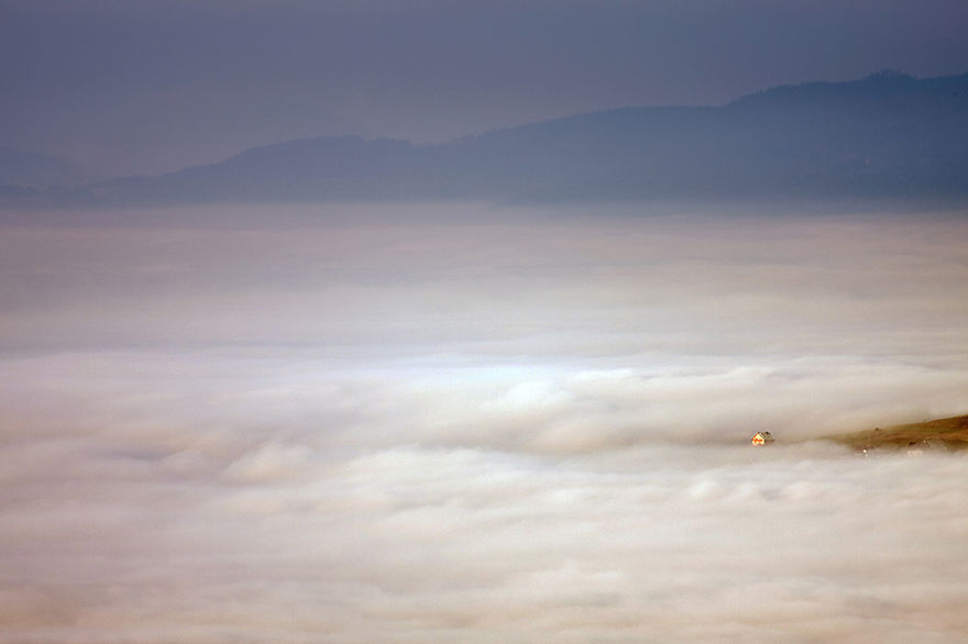 To Live In The Mists: Villages Of Poland And Italy Captured In The Mist