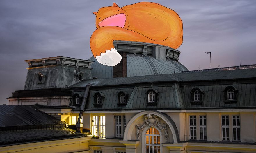 Lazy Monsters Take Over Sofia, Bulgaria Lazy Monsters Take Over Sofia, Bulgaria