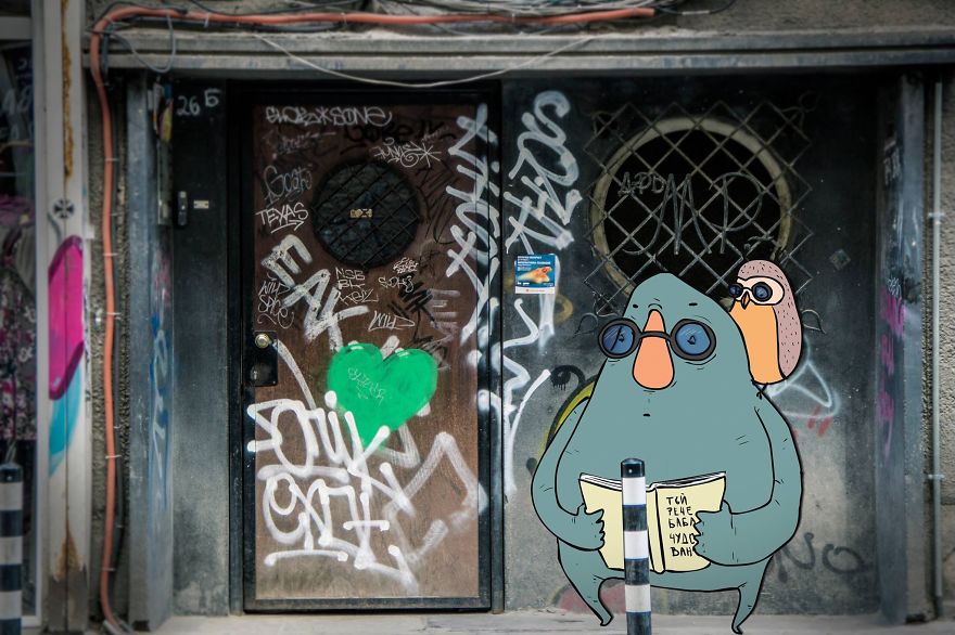 Lazy Monsters Take Over Sofia, Bulgaria Lazy Monsters Take Over Sofia, Bulgaria