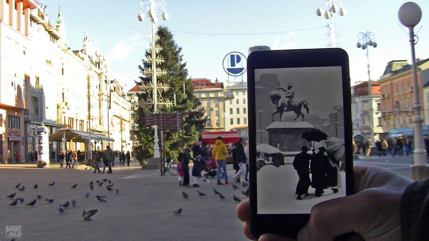 I Combined Historical Croatian Photos With The Places Where They Were Taken Of I Combined Historical Croatian Photos With The Places Where They Were Taken Of