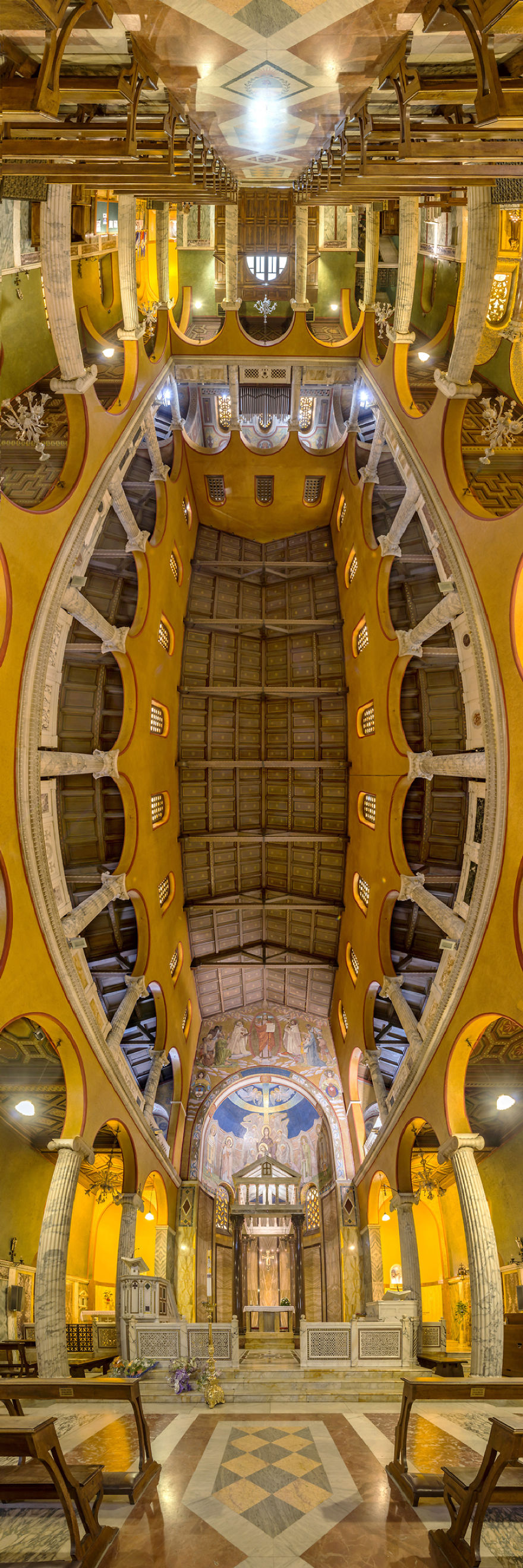 Vertical Churches: I Photograph Churches Around The World From The Perfect Perspective