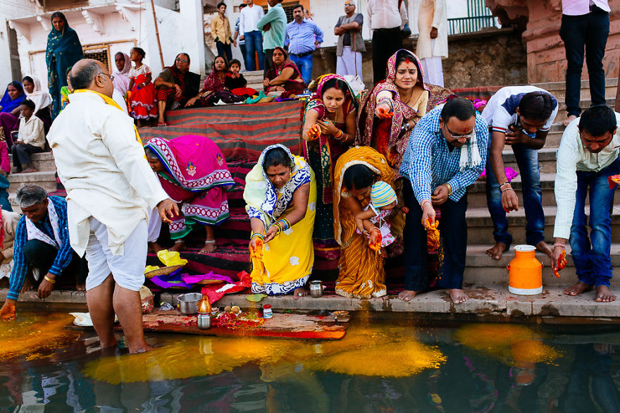 What It's Like To Celebrate Holi At The Craziest Place On Earth For It - Mathura, India