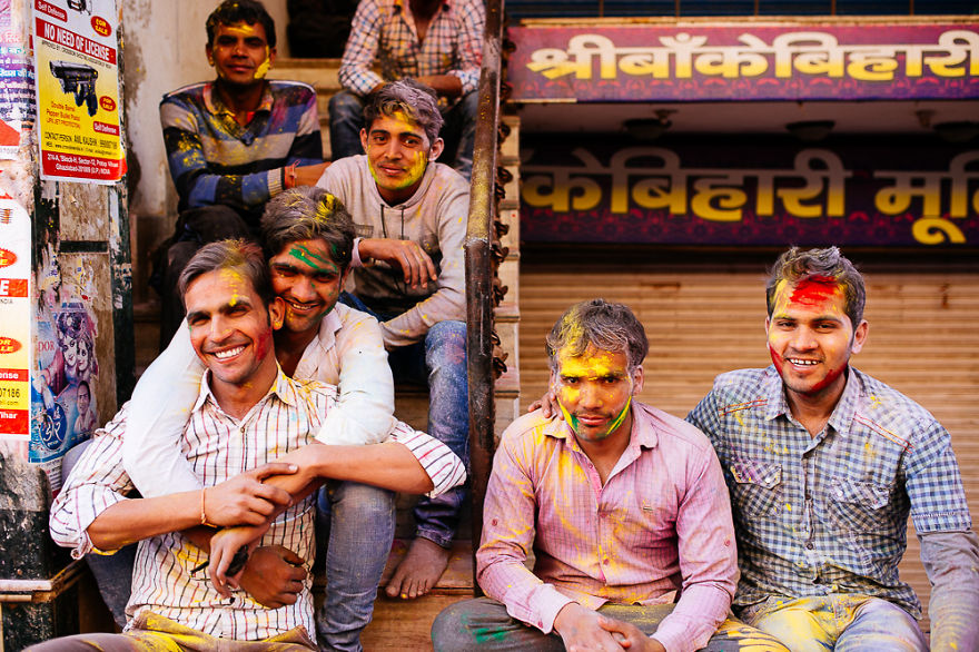 What It's Like To Celebrate Holi At The Craziest Place On Earth For It - Mathura, India