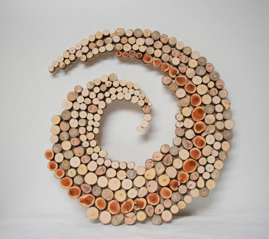 Wild Slice Designs: I Make Wall Sculptures From Reclaimed Wood