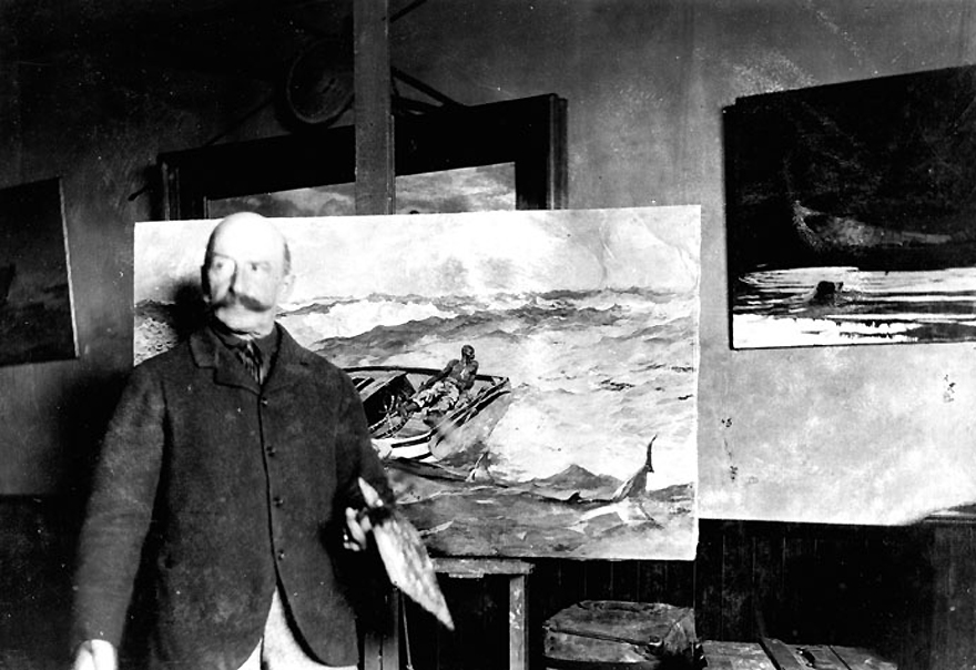 Winslow Homer With 'gulf Stream'