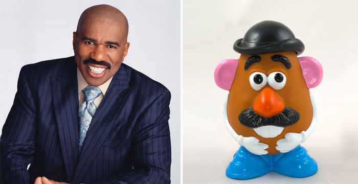 Steve Harvey Looks Like Mr. Potato Head