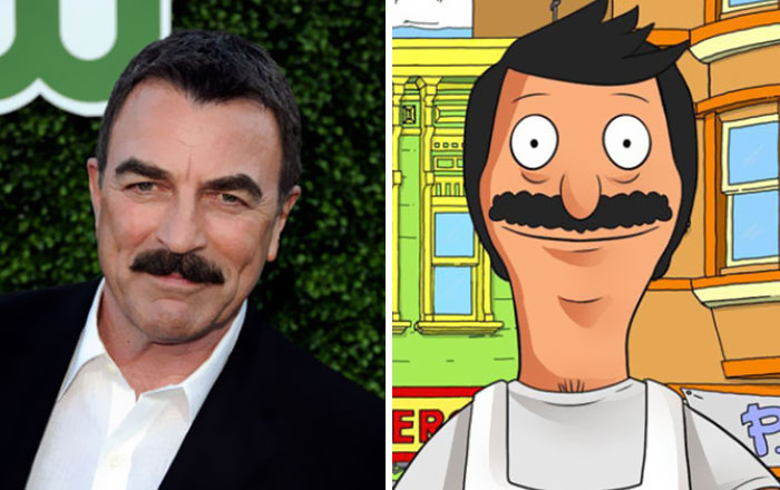 Tom Selleck Looks Like Bob Belcher