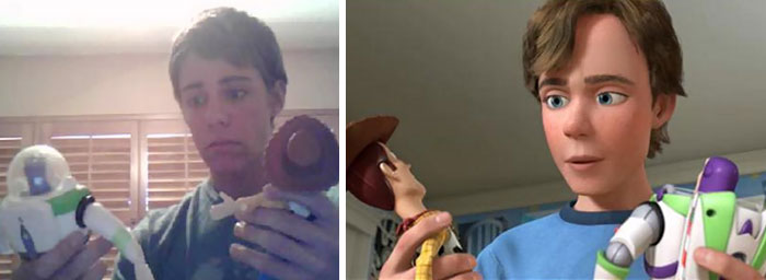 Guy Looks Like Andy From Toy Story