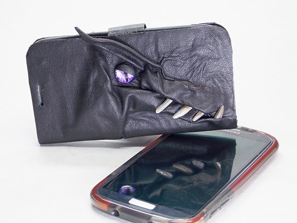 Leather Dragon Phone Case