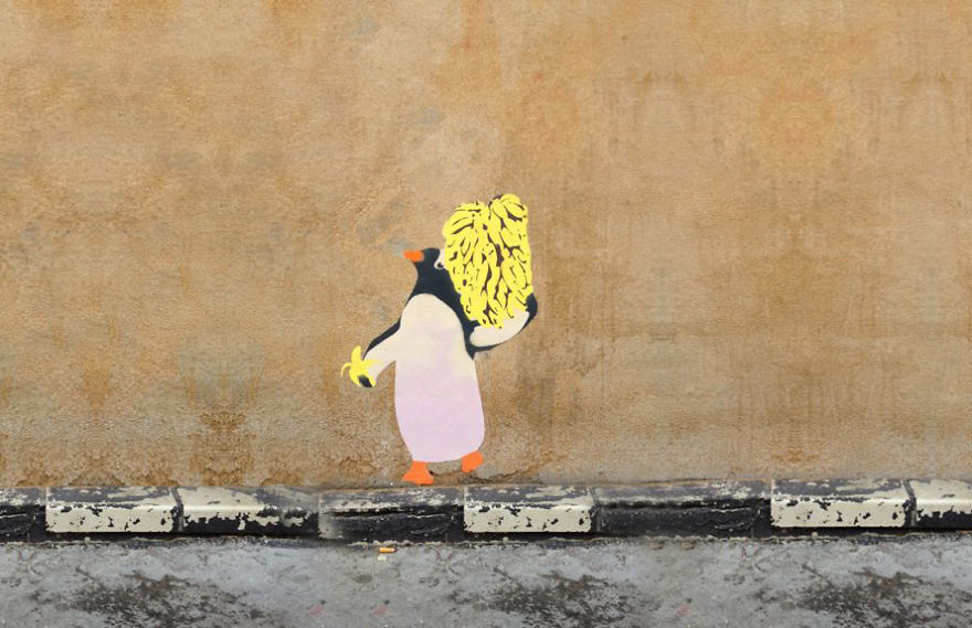 Penguin Changes His Food Preference