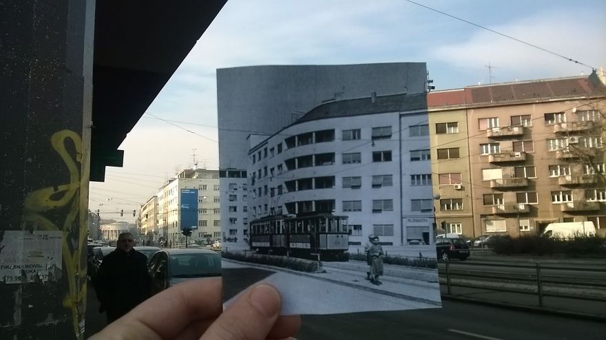 I Combined Historical Croatian Photos With The Places Where They Were Taken Of I Combined Historical Croatian Photos With The Places Where They Were Taken Of