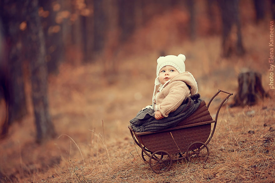 Children And Animals Cuddle In Adorable Photoshoots By Elena Karneeva