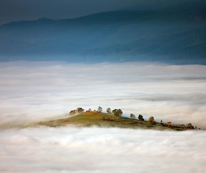 To Live In The Mists: Villages Of Poland And Italy Captured In The Mist