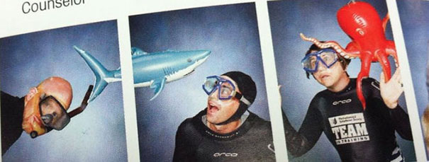 Three Teachers Always Come Up With Something New For Their Yearbook Pictures