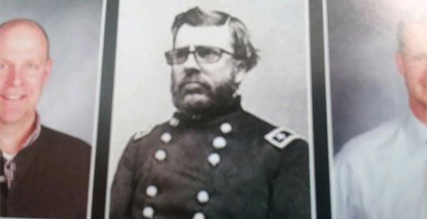 History Teacher In His Yearbook Photo