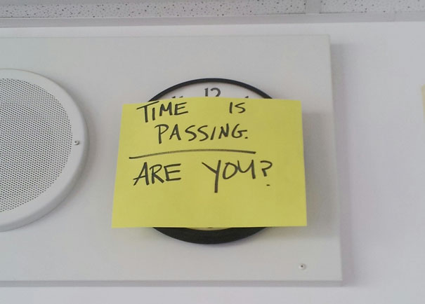 English Teacher Put This On The Clock During Finals