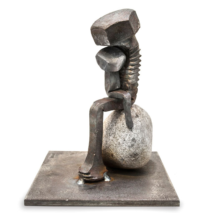 Bolt Poetry: Blacksmith Gives Emotion To Steel By Bending It Into Human Shapes