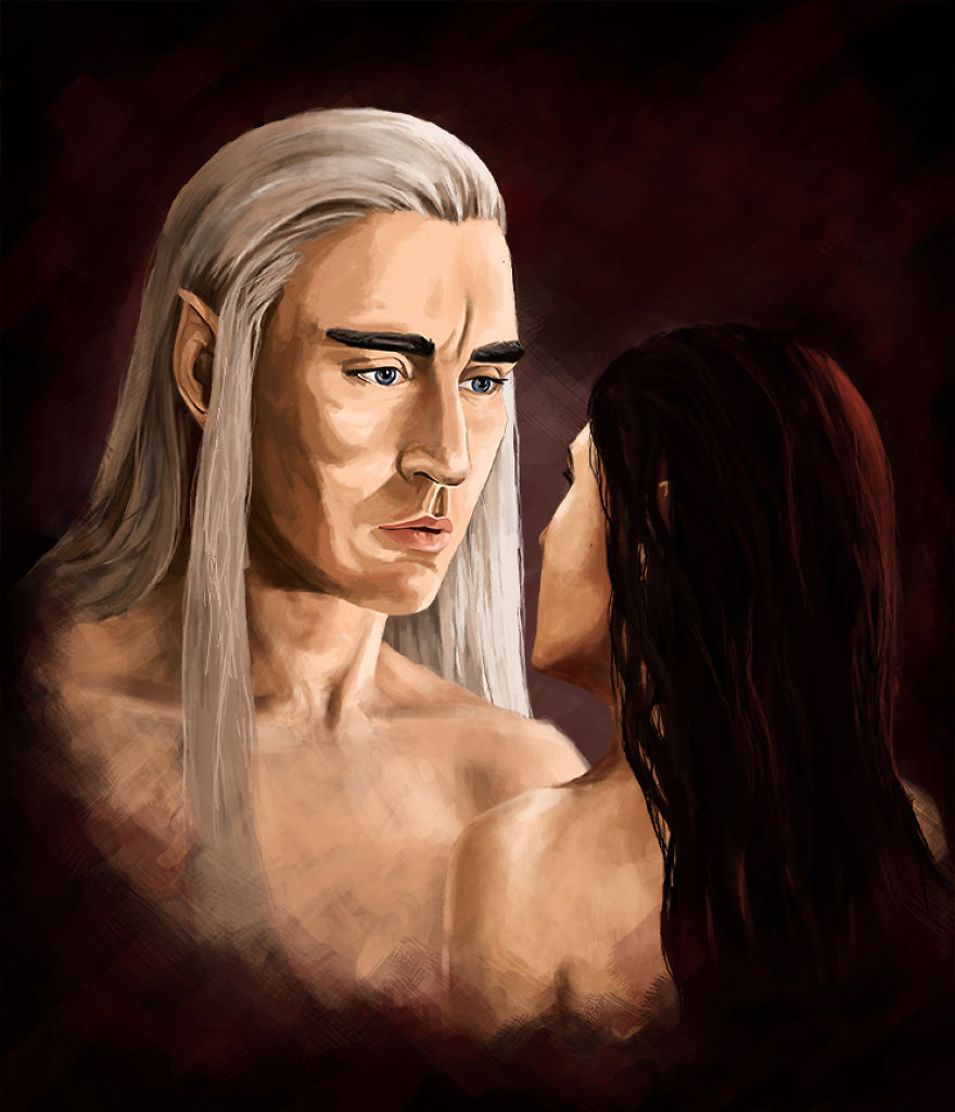 Thanduil And Tauriel (thrandiel) - Arts
