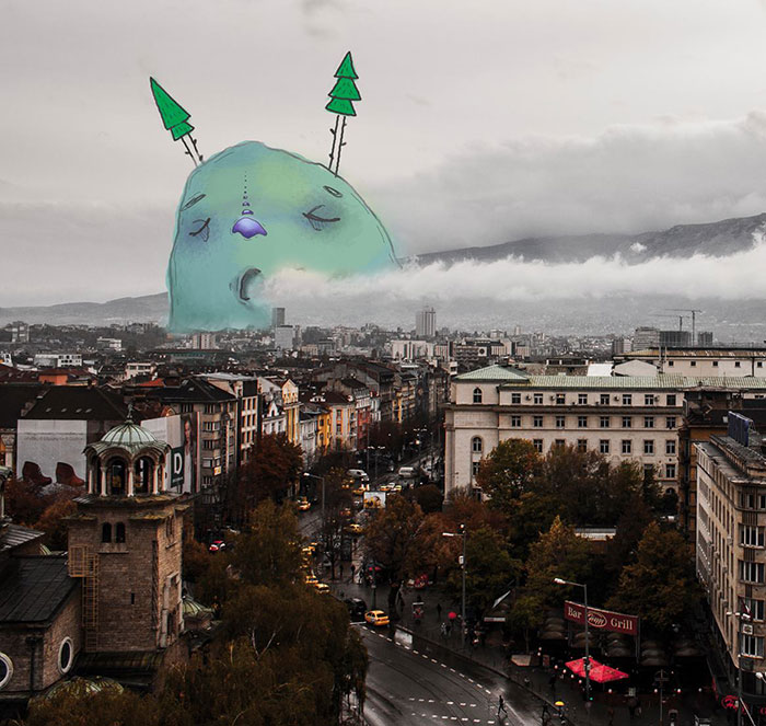 Lazy Monsters Take Over Sofia, Bulgaria