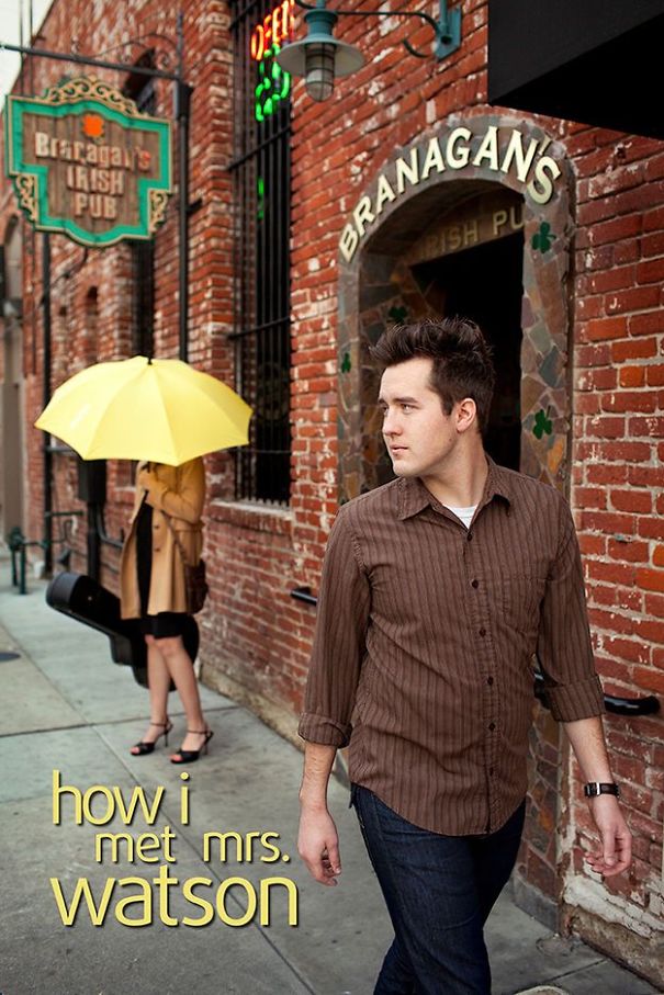 Couple Recreates Movie And TV Series Posters As Their Engagement Announcement