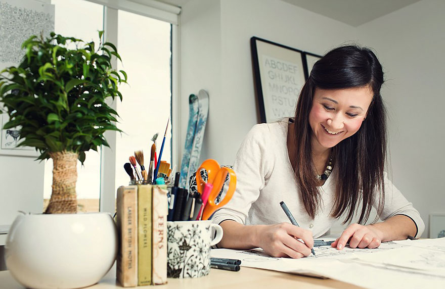 Artist Creates Adult Coloring Books And Sells More Than A Million Copies