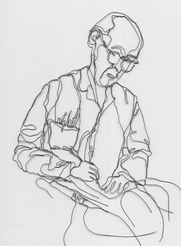 Teacher Tells Student, "mess With Wire." Sparks E. Berrien's Career & This Wire Portrait.