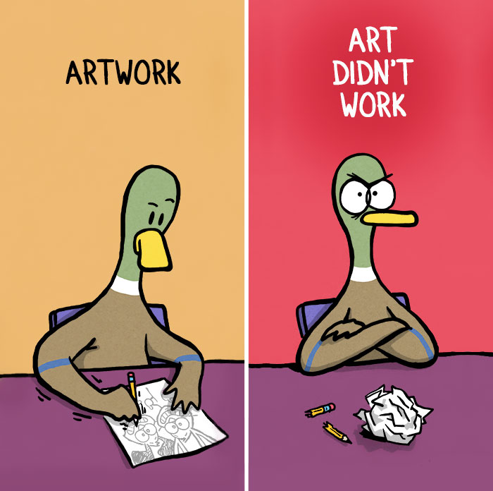 Duck Copes With Everyday Life And Kids One Cartoon At A Time