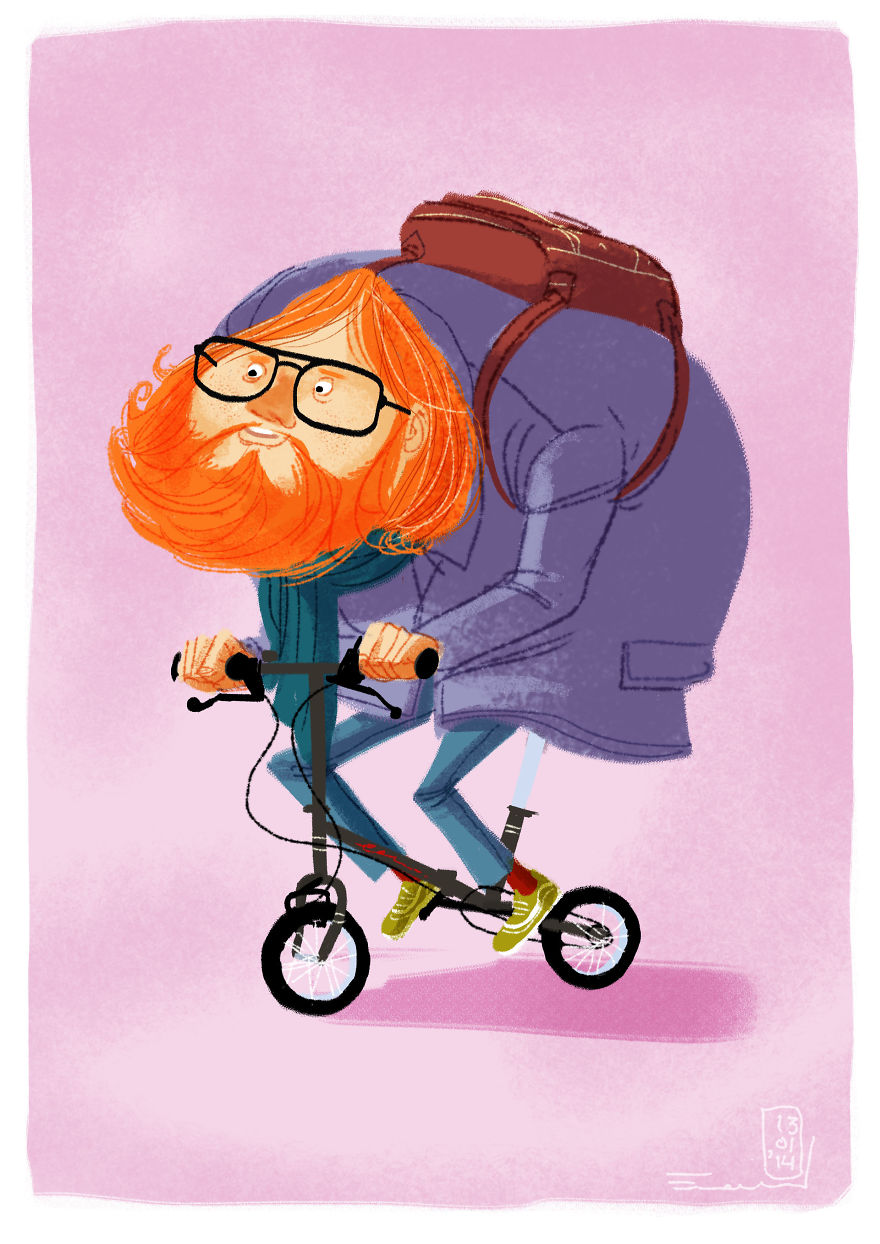 I Draw Random People I See On The Street Or In Bars Just For Fun I Draw Random People I See On The Street Or In Bars Just For Fun