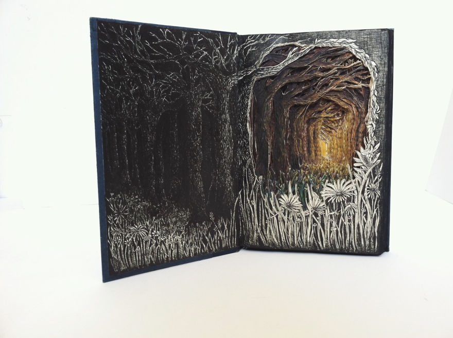 I Give New Life To Old Books That I Find In Thrift Stores I Give New Life To Old Books That I Find In Thrift Stores