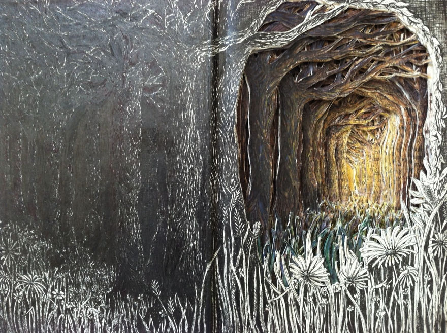 I Give New Life To Old Books That I Find In Thrift Stores