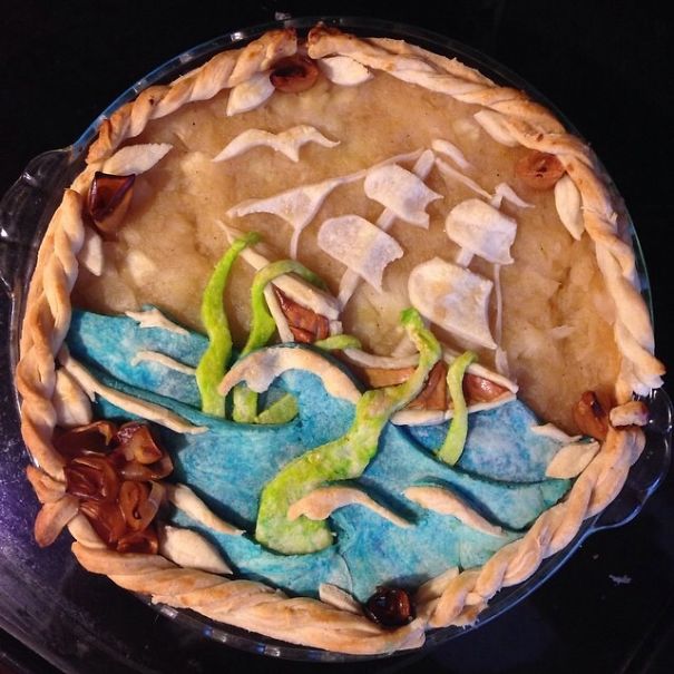 Krapple (kraken Apple) Pie