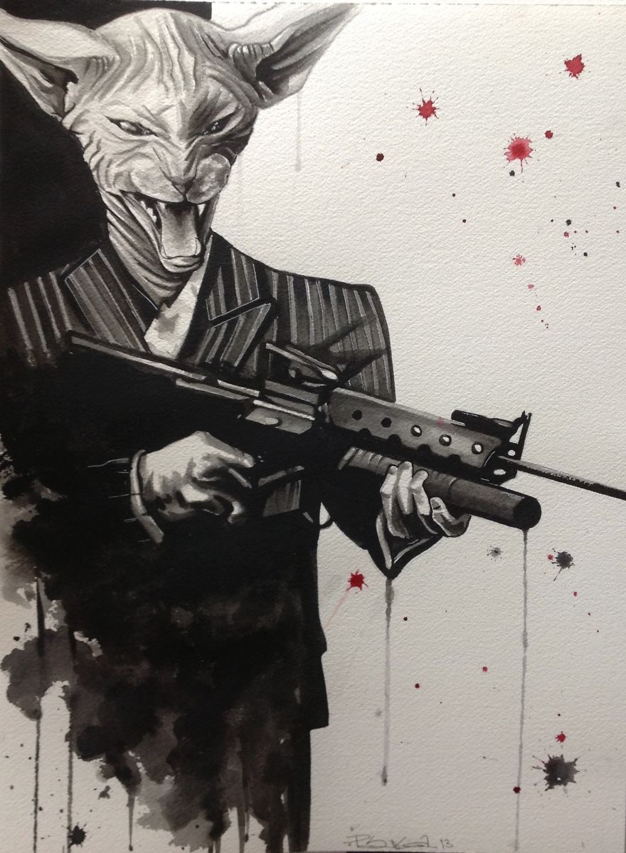 I Draw Sphynx Portraits For Everyone Who Ask I Draw Sphynx Portraits For Everyone Who Ask