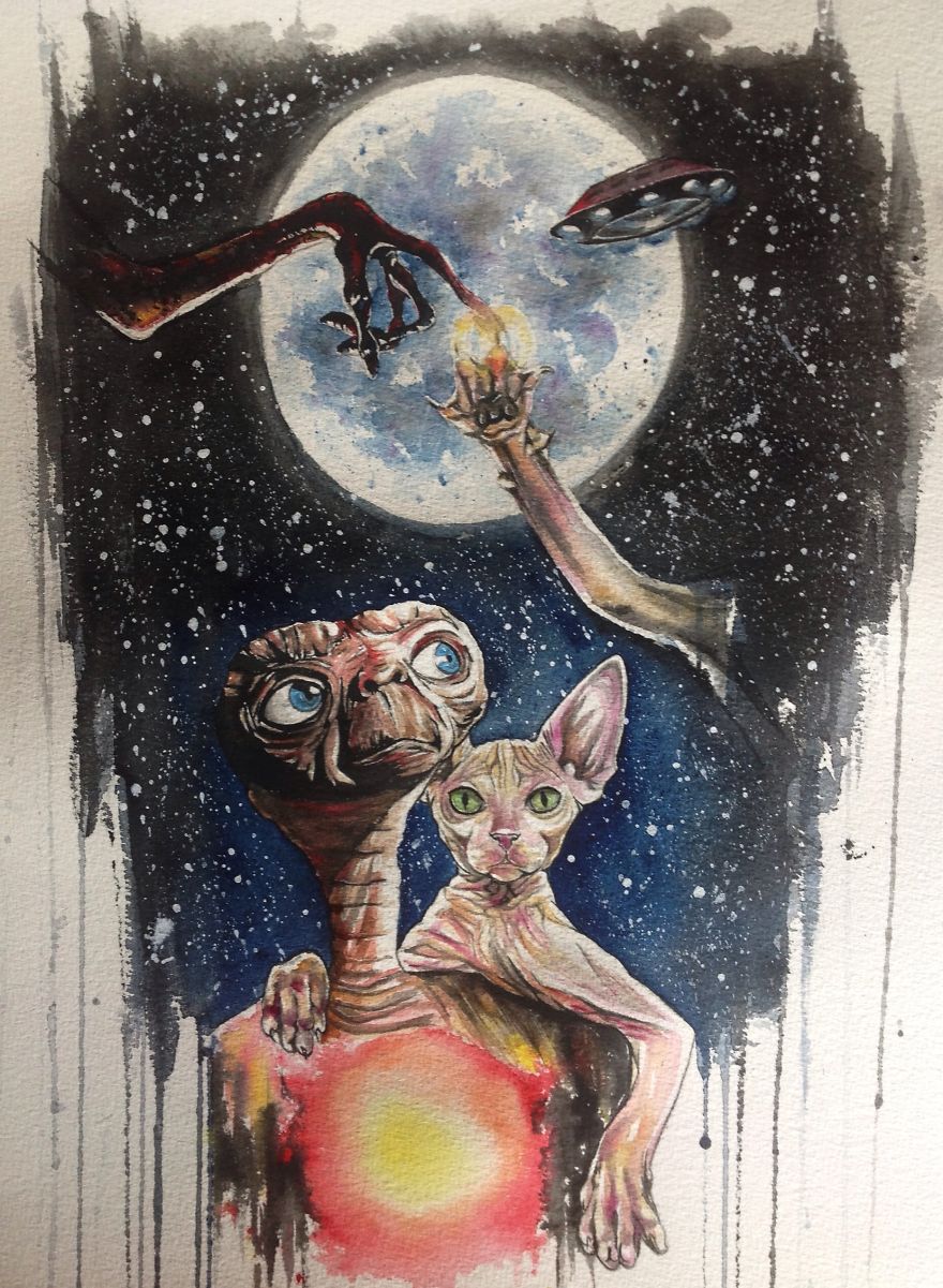 I Draw Sphynx Portraits For Everyone Who Ask I Draw Sphynx Portraits For Everyone Who Ask